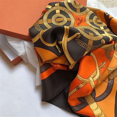 Hermes silk scarves vintage